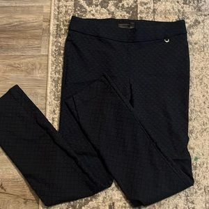 Skinny blue black, patterned, dress pants